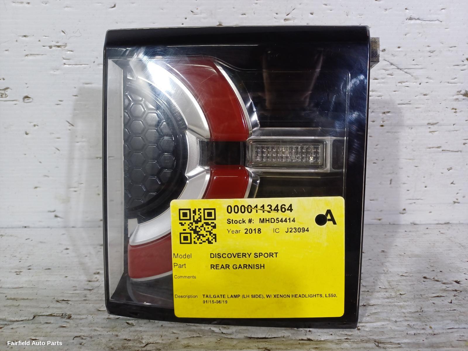 2015-2019 Land Rover Discovery Sport Rear Garnish