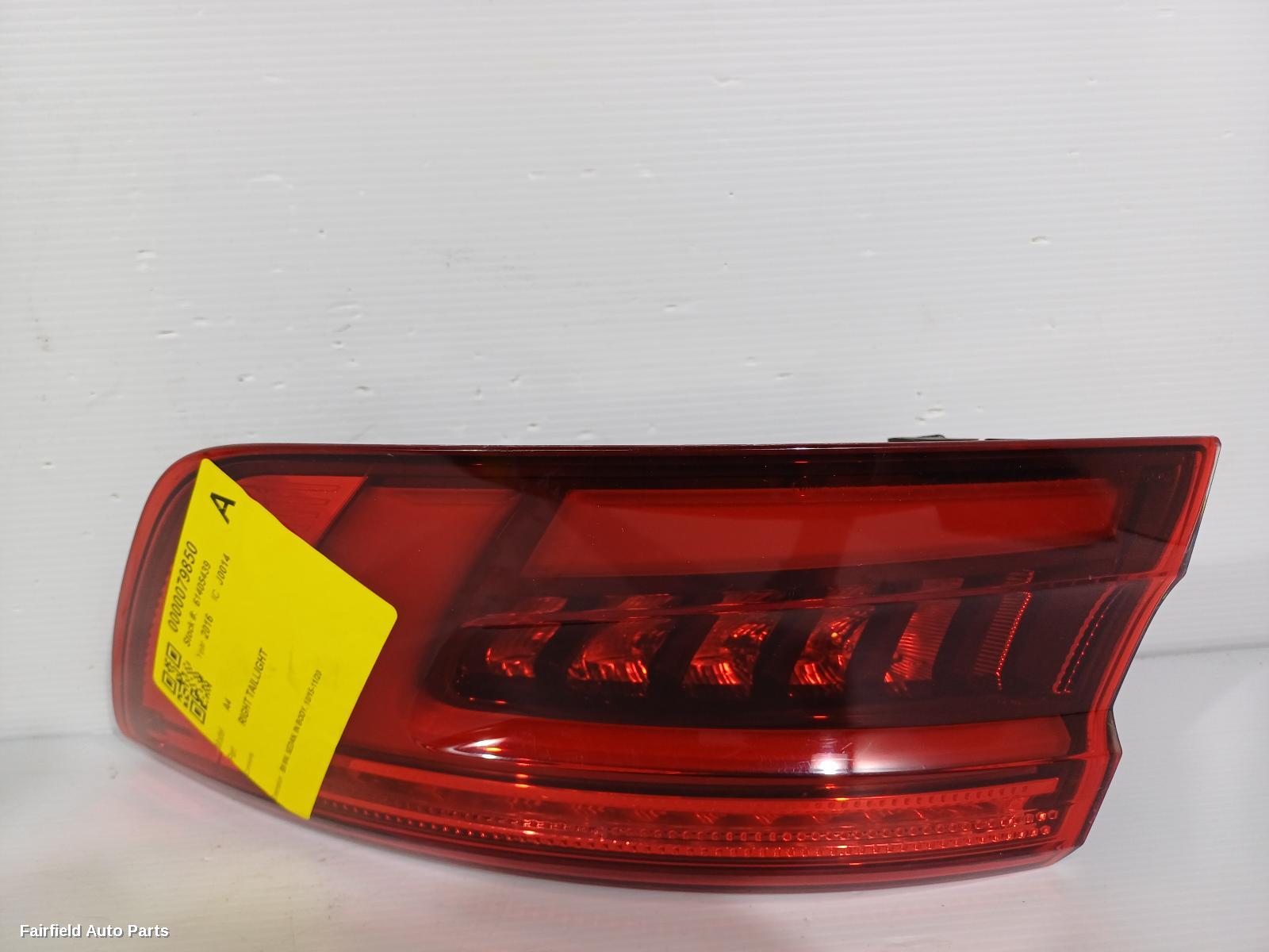 2015-2020 Audi A4 Right Taillight