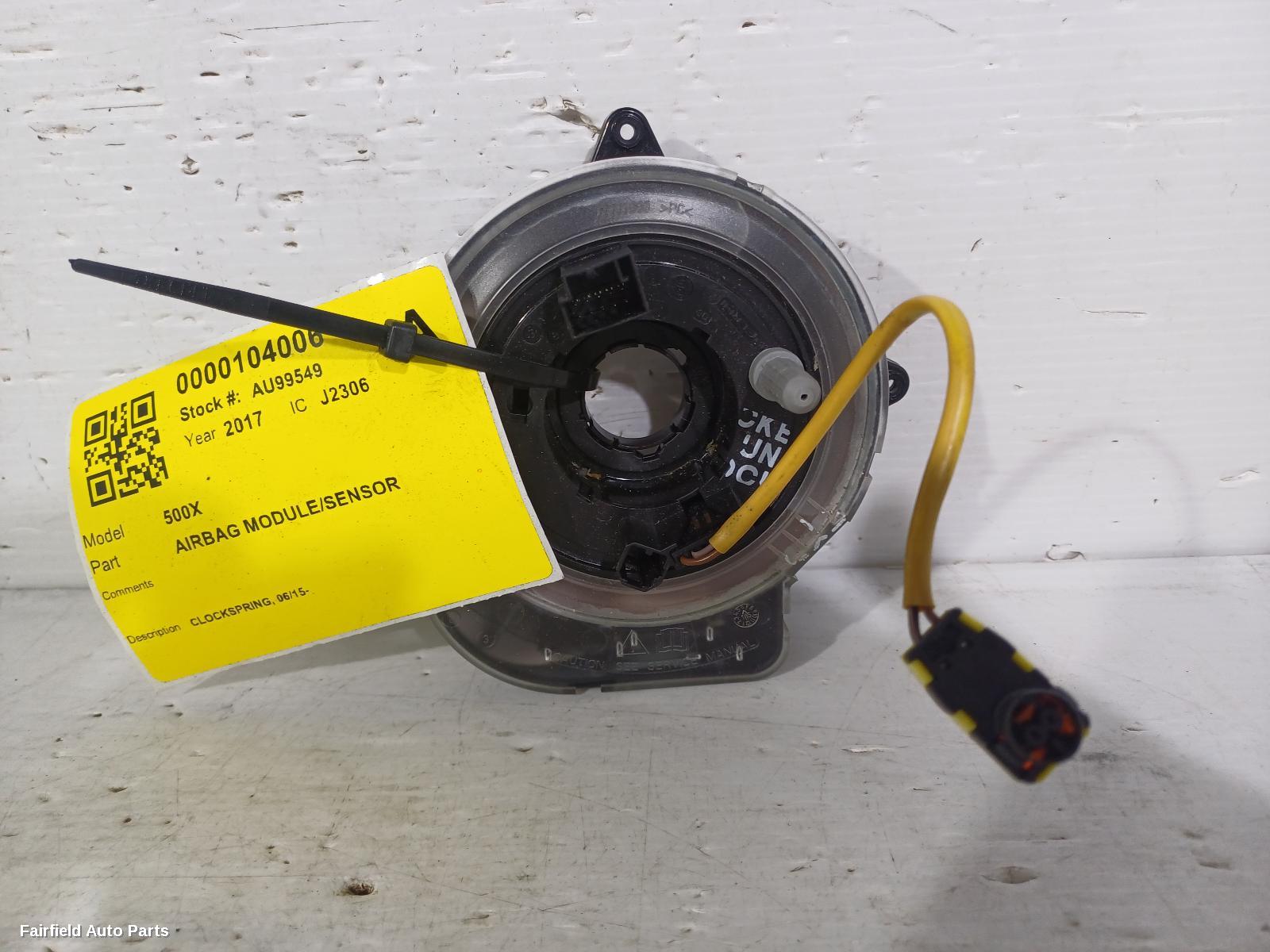 2017 Fiat 500x Airbag Module Sensor