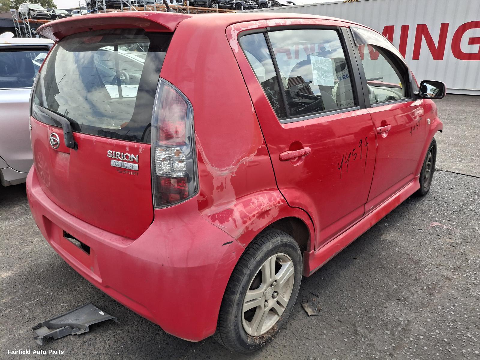 2005 Daihatsu Sirion Left Taillight