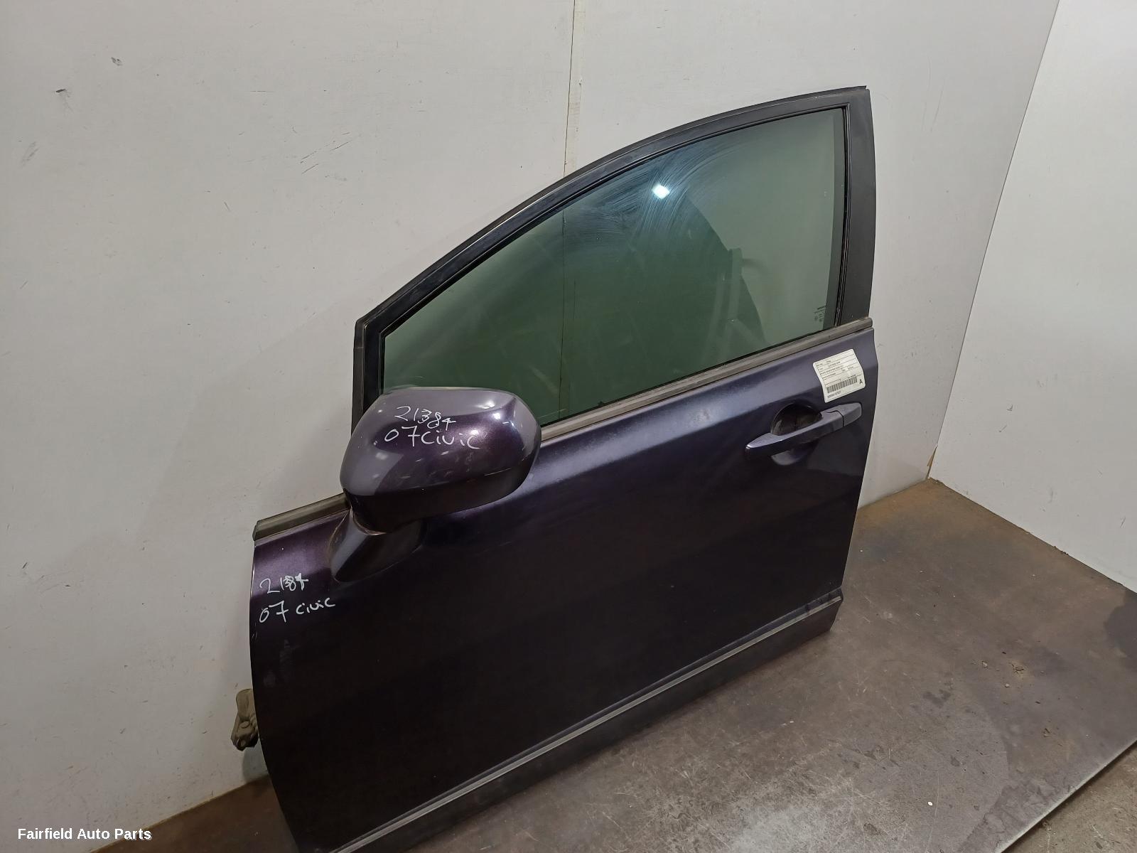 2006-2011 Honda Civic Left Front Door