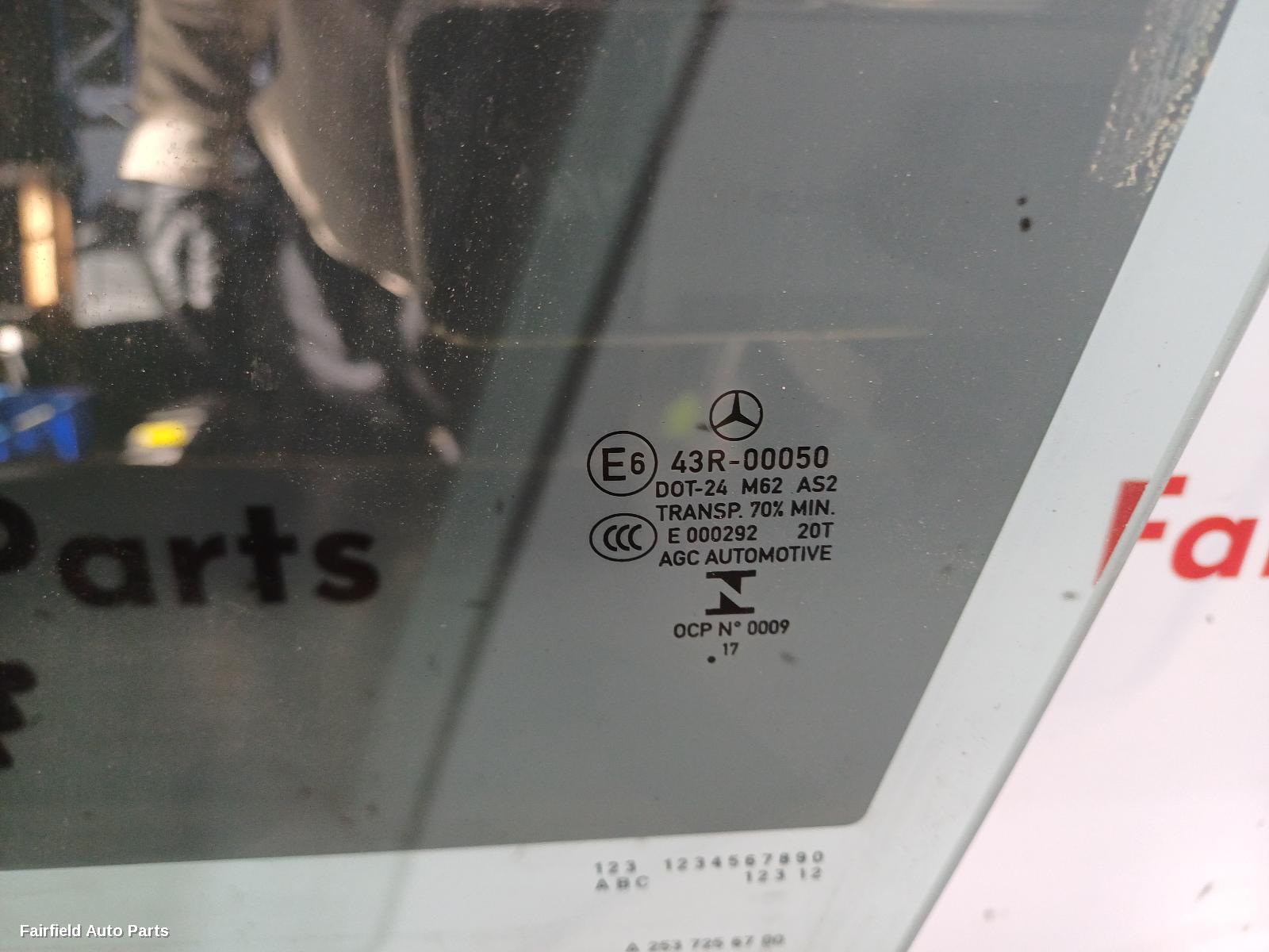 2015-2023 Mercedes Glc Class Left Front Door Window