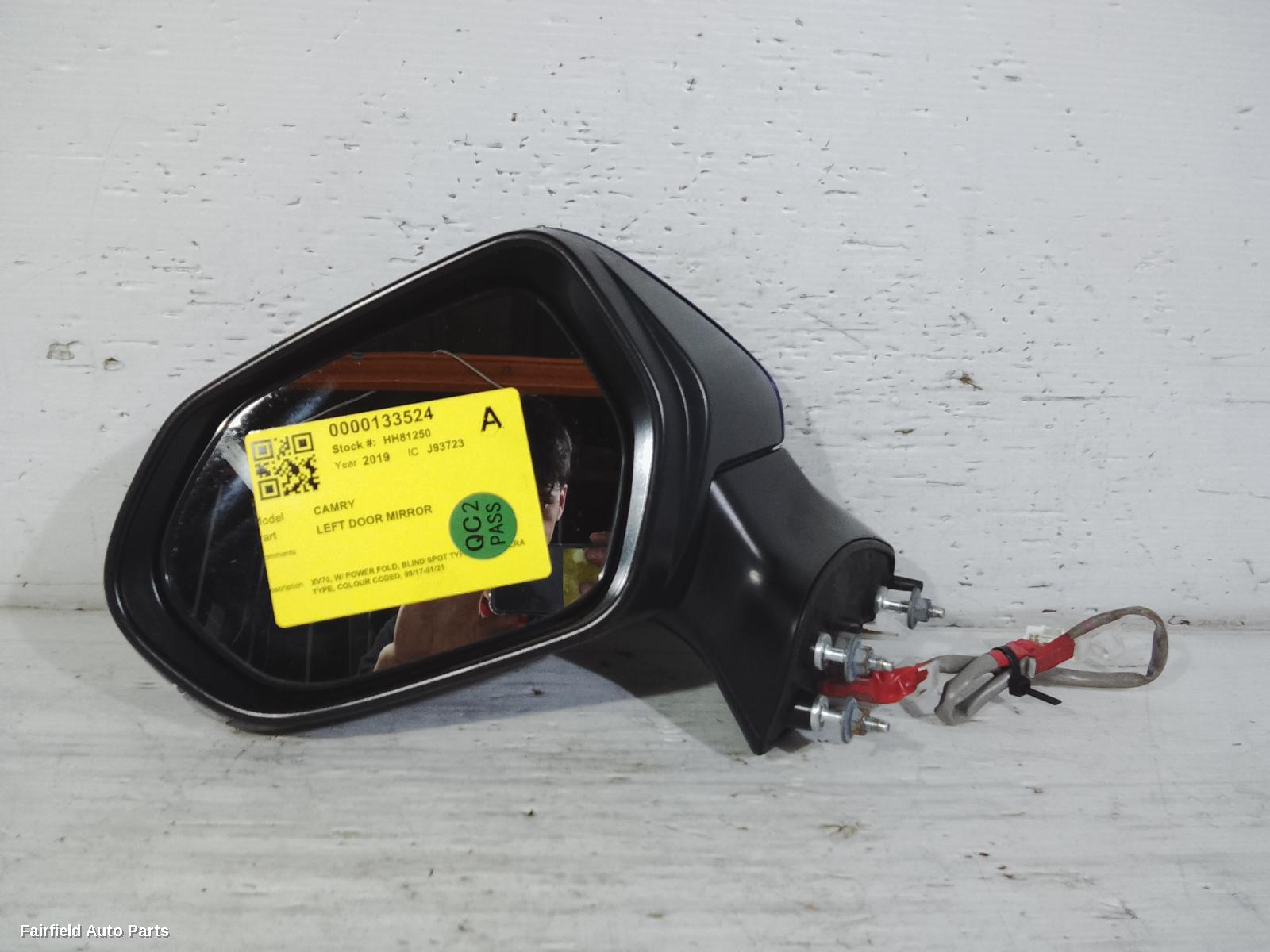 2017-2021 Toyota Camry Left Door Mirror