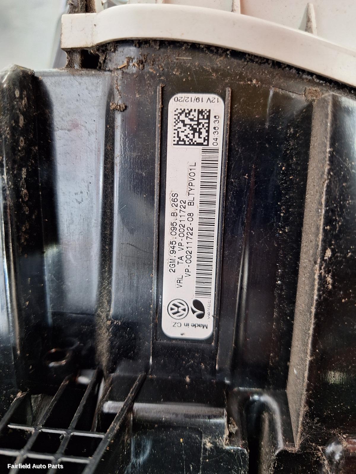 2021 Volkswagen T-cross Left Taillight