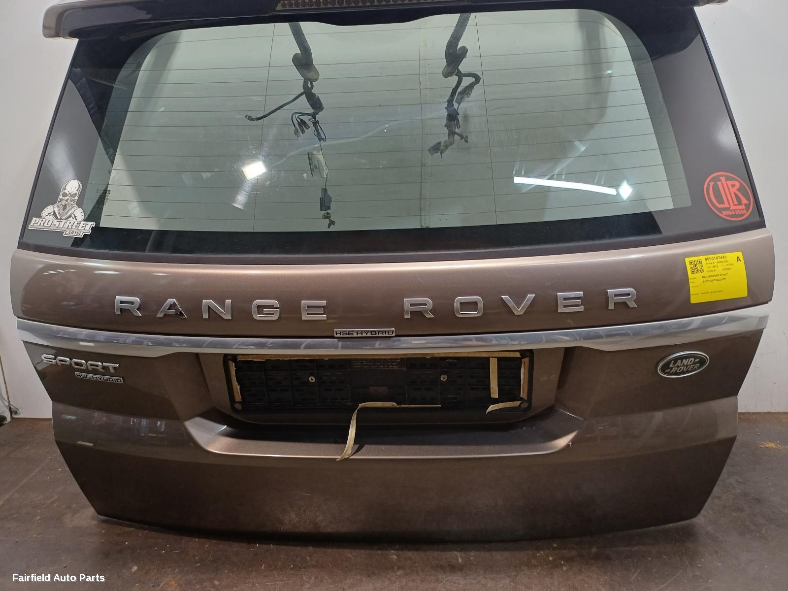2013-2022 Land Rover Rangerover Sport Bootlid Tailgate
