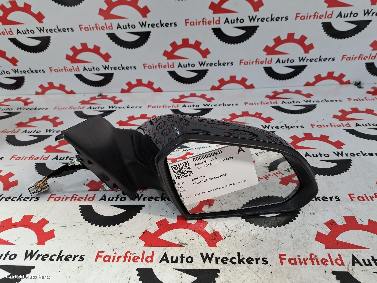 2014-2020 Hyundai Sonata Right Door Mirror