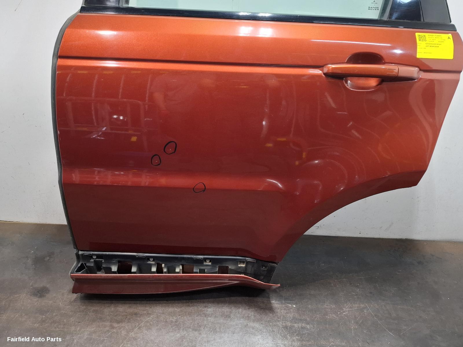 2013-2022 Land Rover Rangerover Sport Left Rear Door Sliding
