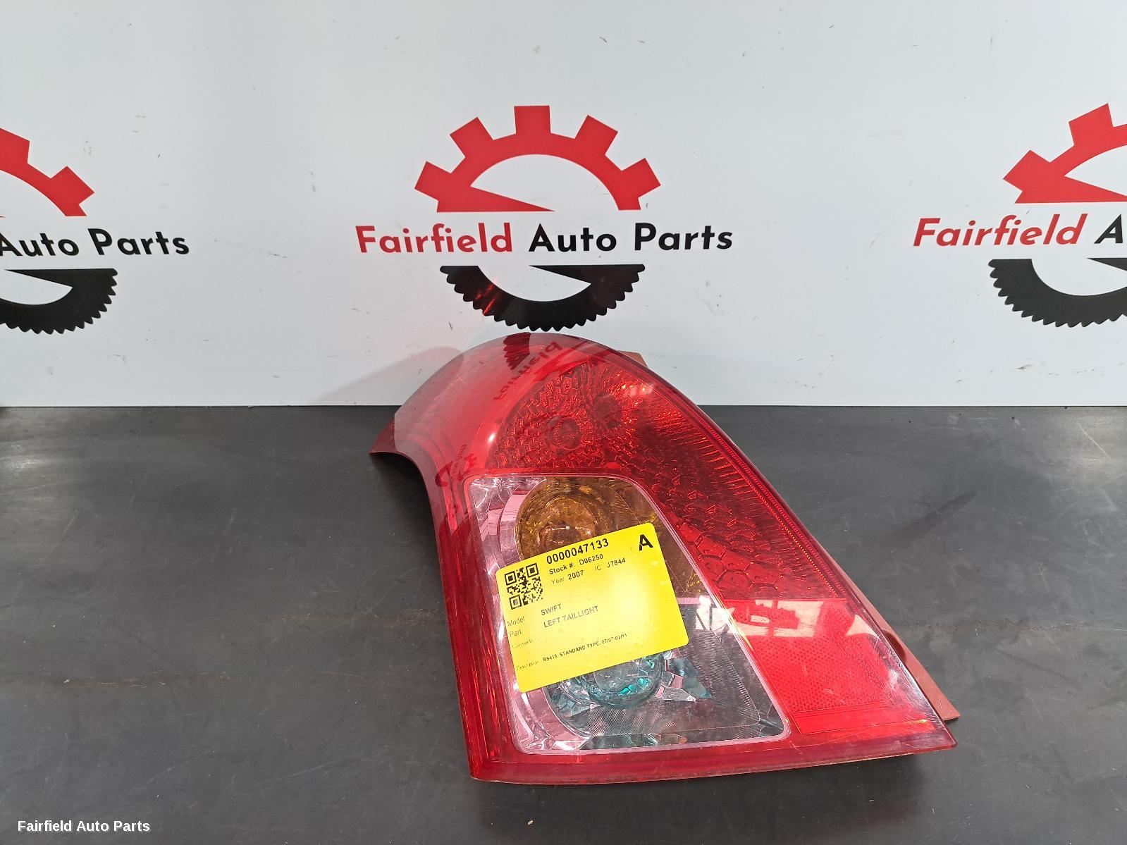 2007 Suzuki Swift Left Taillight