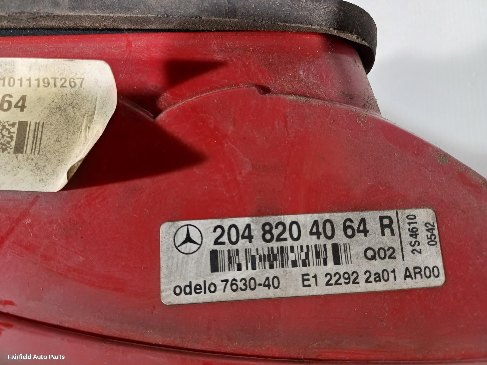 2008-2011 Mercedes C Class Right Taillight