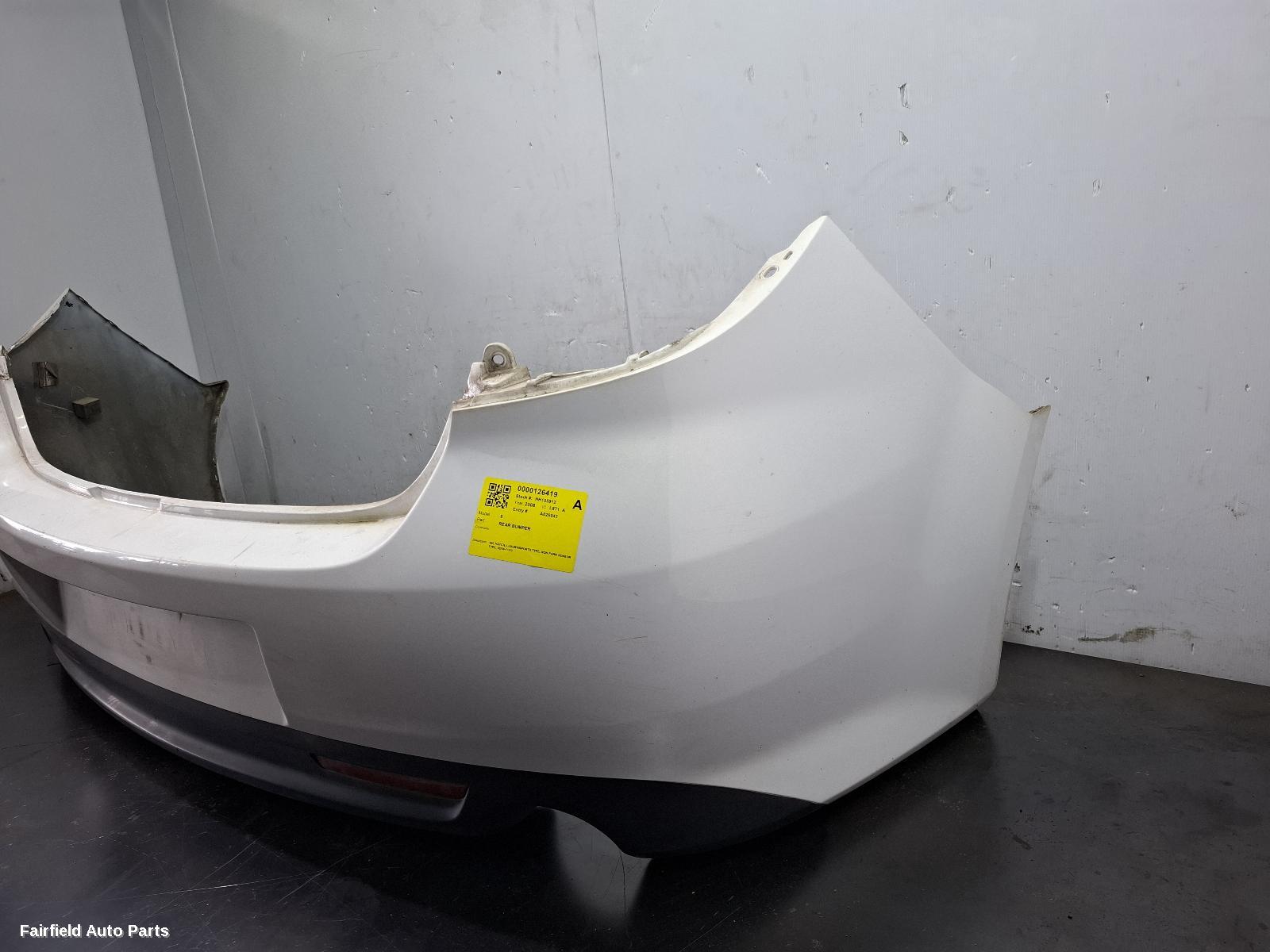 2008-2012 Mazda 6 Rear Bumper
