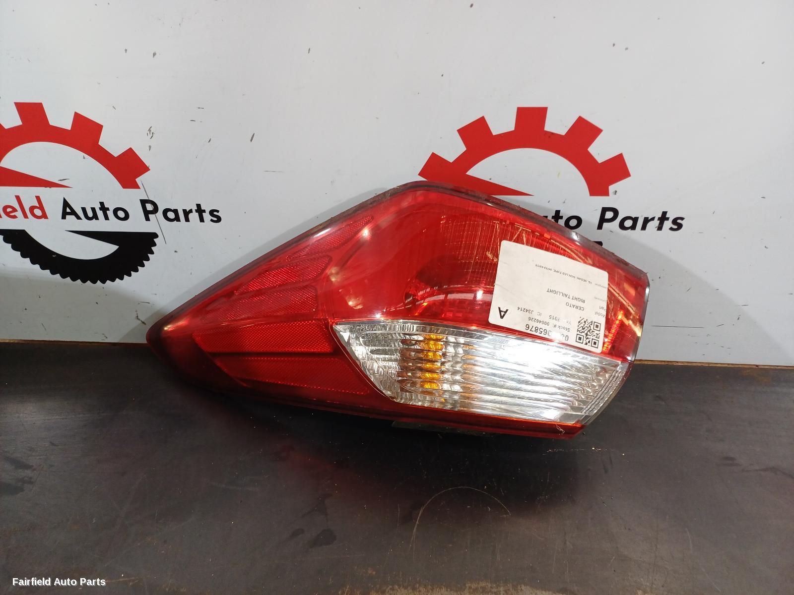 2015 Kia Cerato Right Taillight