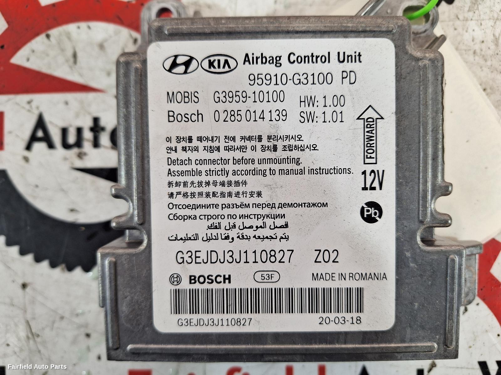 2017-2023 Hyundai I30 Airbag Module Sensor