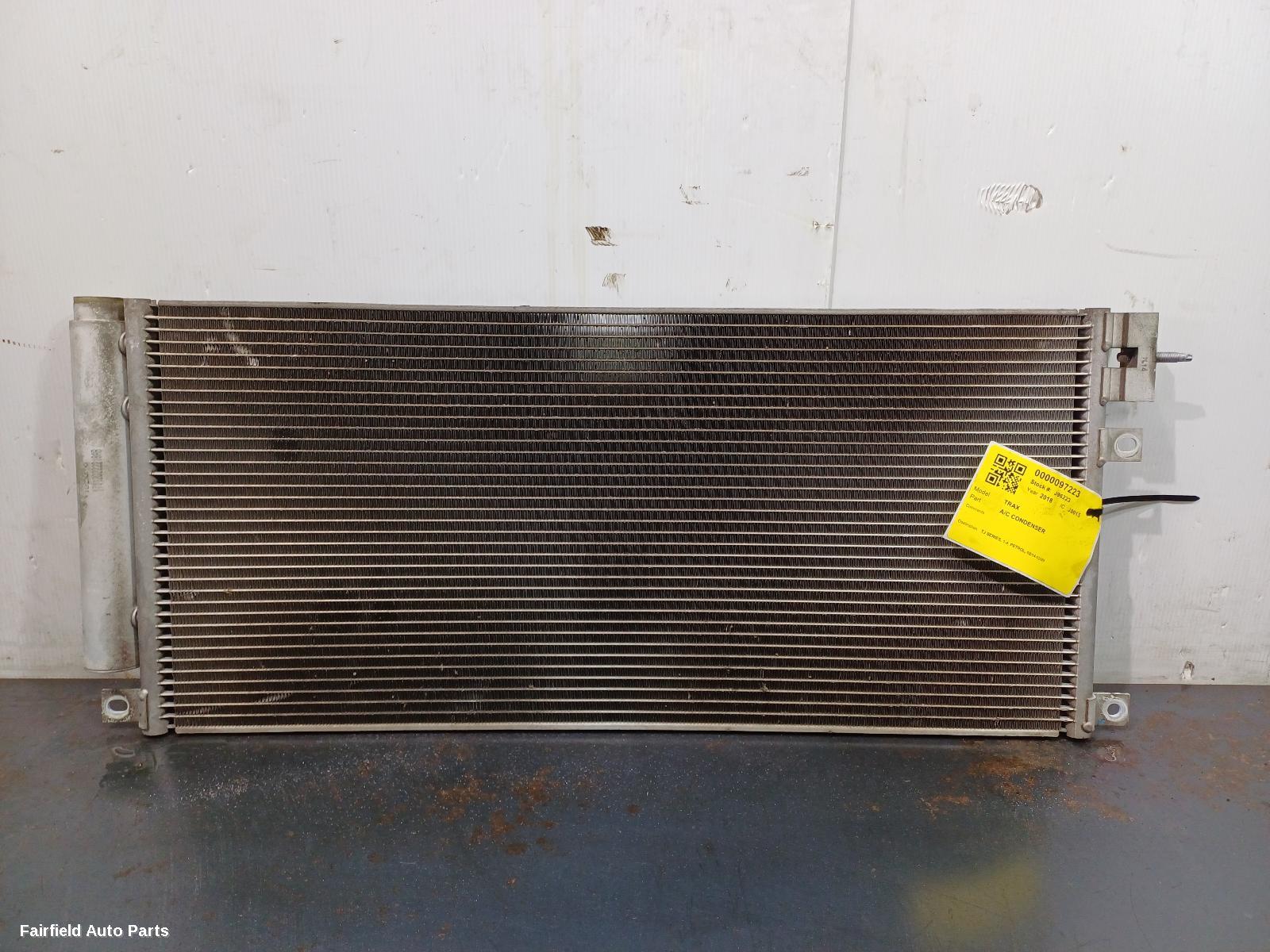 2018 Holden Trax A C Condenser