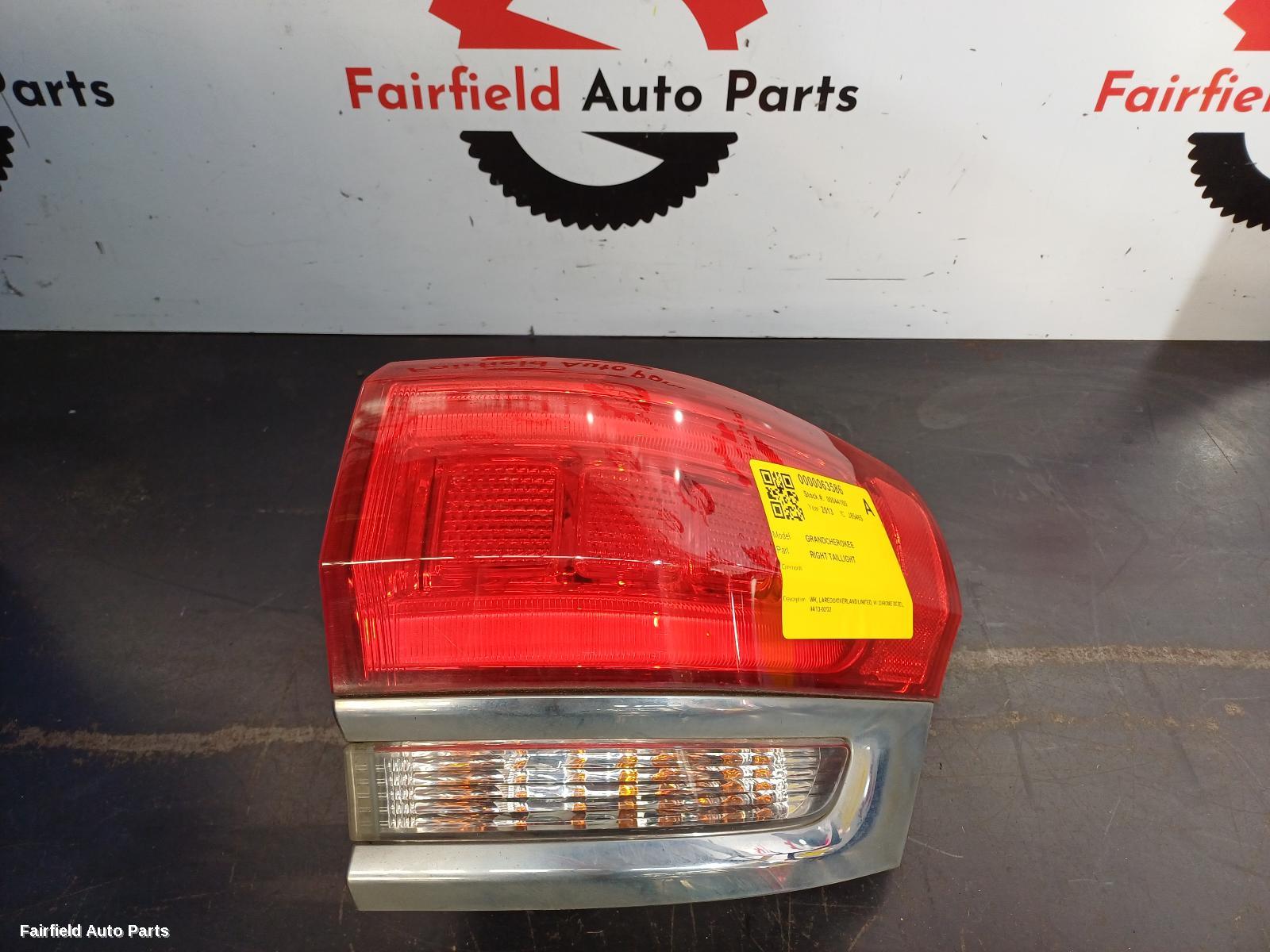 2013-2022 Jeep Grandcherokee Right Taillight