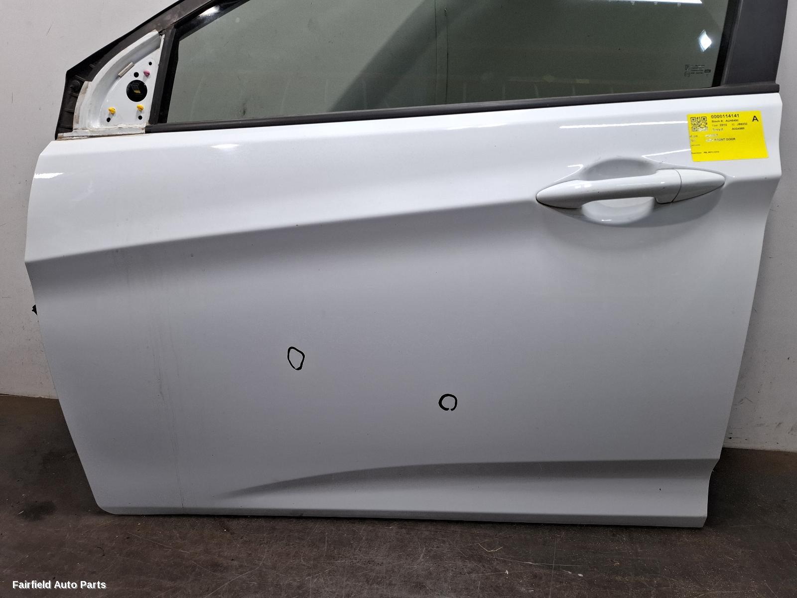 2011-2019 Hyundai Accent Left Front Door