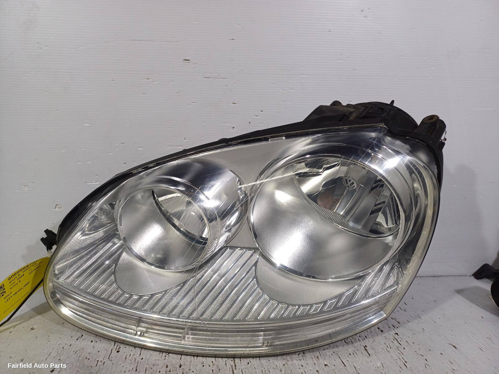 2004-2009 Volkswagen Golf Left Headlamp
