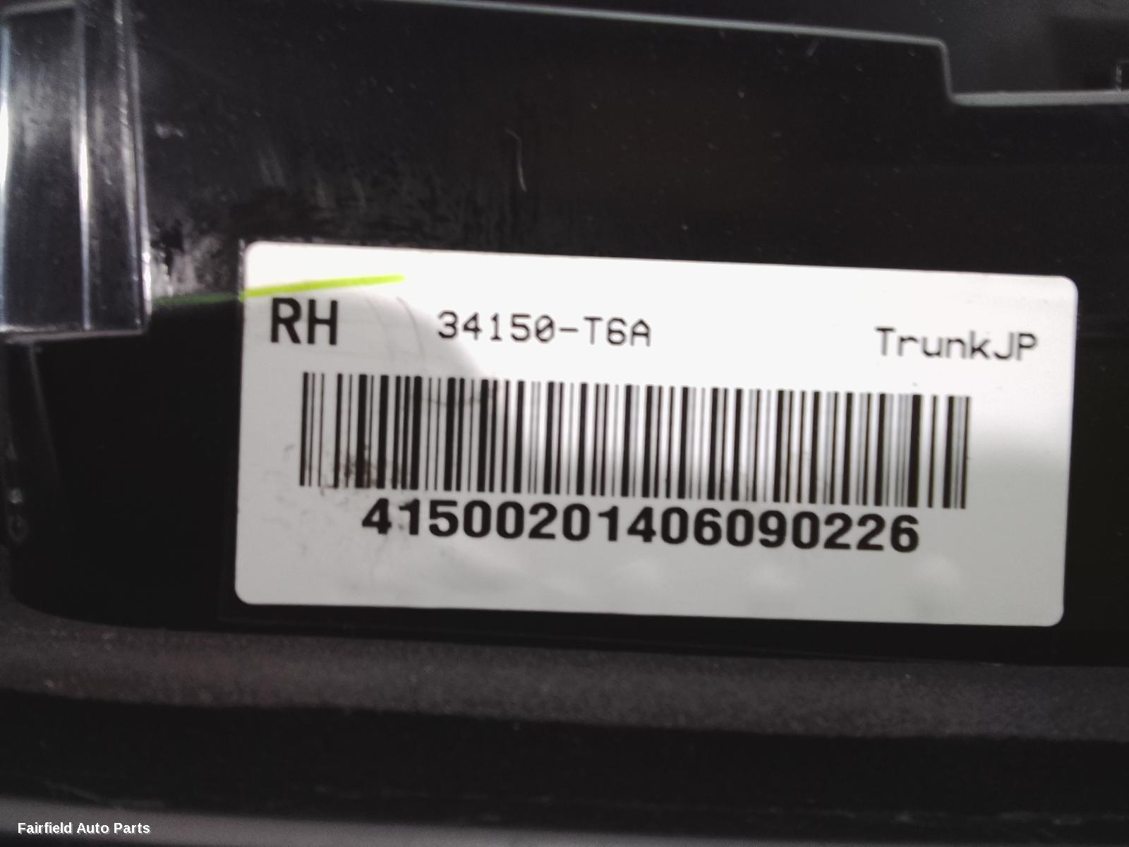 2014-2020 Honda Odyssey Rear Garnish