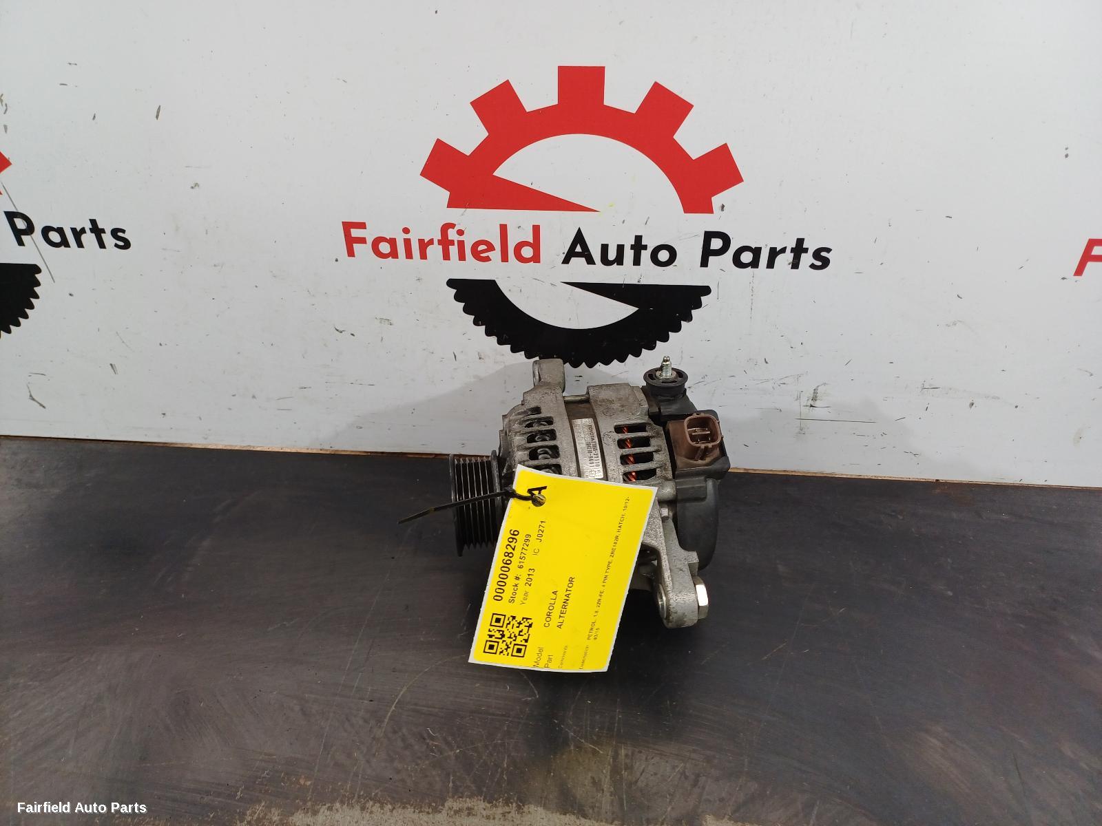 2012-2015 Toyota Corolla Alternator