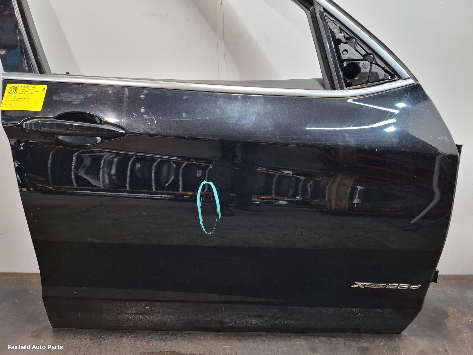 2013-2018 Bmw X5 Right Front Door