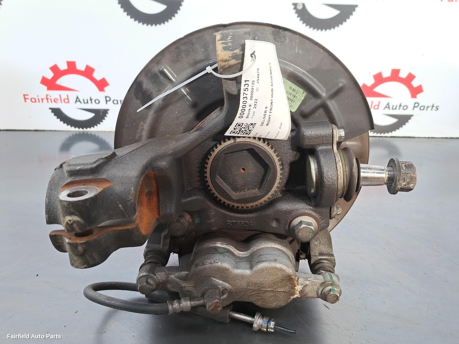 2022 Ldv Deliver 9 Right Front Hub Assembly