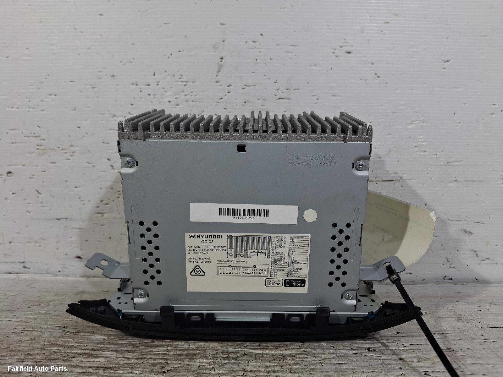 2012-2017 Hyundai I30 Radio Cd Dvd Sat Tv