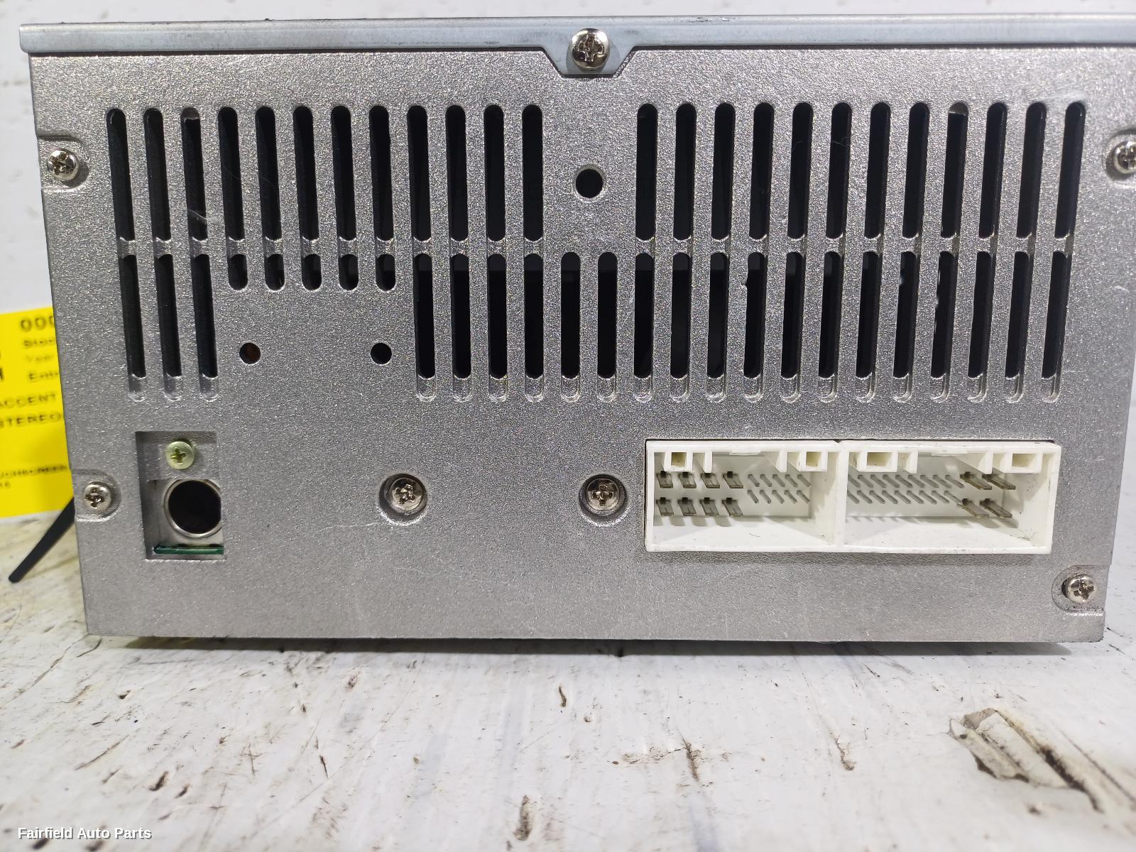 2011-2015 Hyundai Accent Radio Cd Dvd Sat Tv