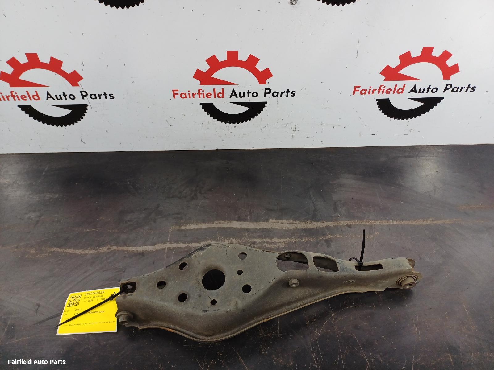 2016-2021 Honda Civic Left Rear Trailing Arm