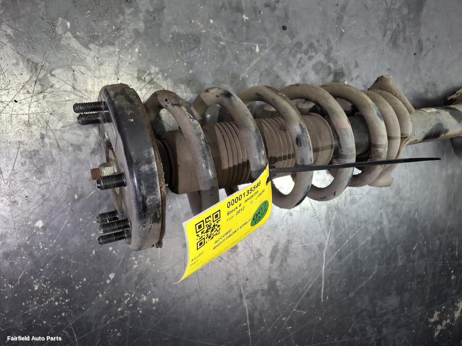2008-2015 Honda Accord Right Front Strut