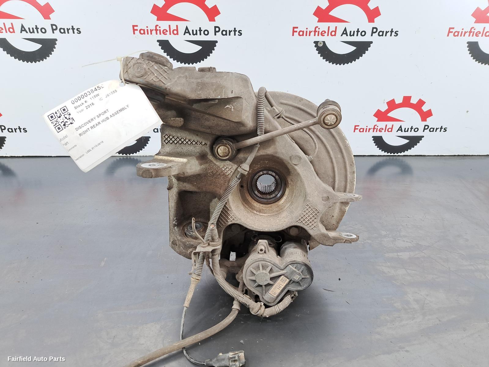 2015-2019 Land Rover Discovery Sport Right Rear Hub Assembly