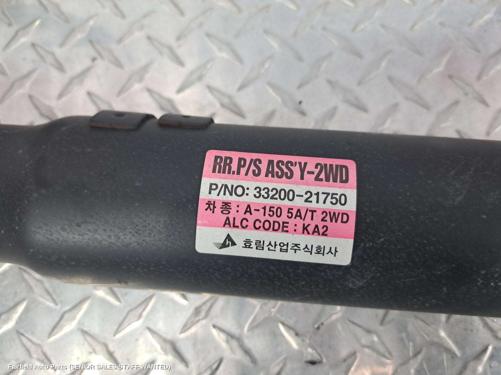 2014 Ssangyong Stavic Rear Drive Shaft