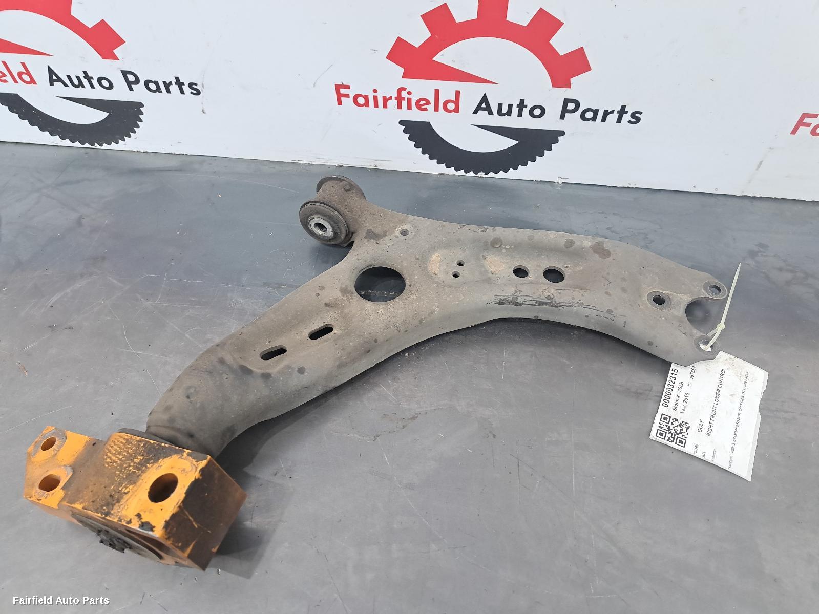 2004-2010 Volkswagen Golf Right Front Lower Control Arm