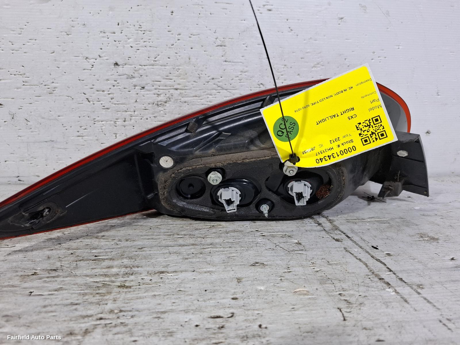 2012-2016 Mazda Cx5 Right Taillight