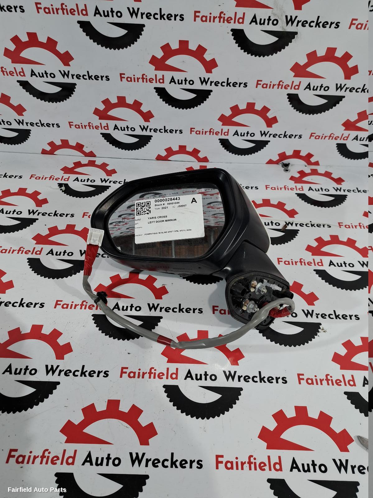 2020-2026 Toyota Yaris Cross Left Door Mirror