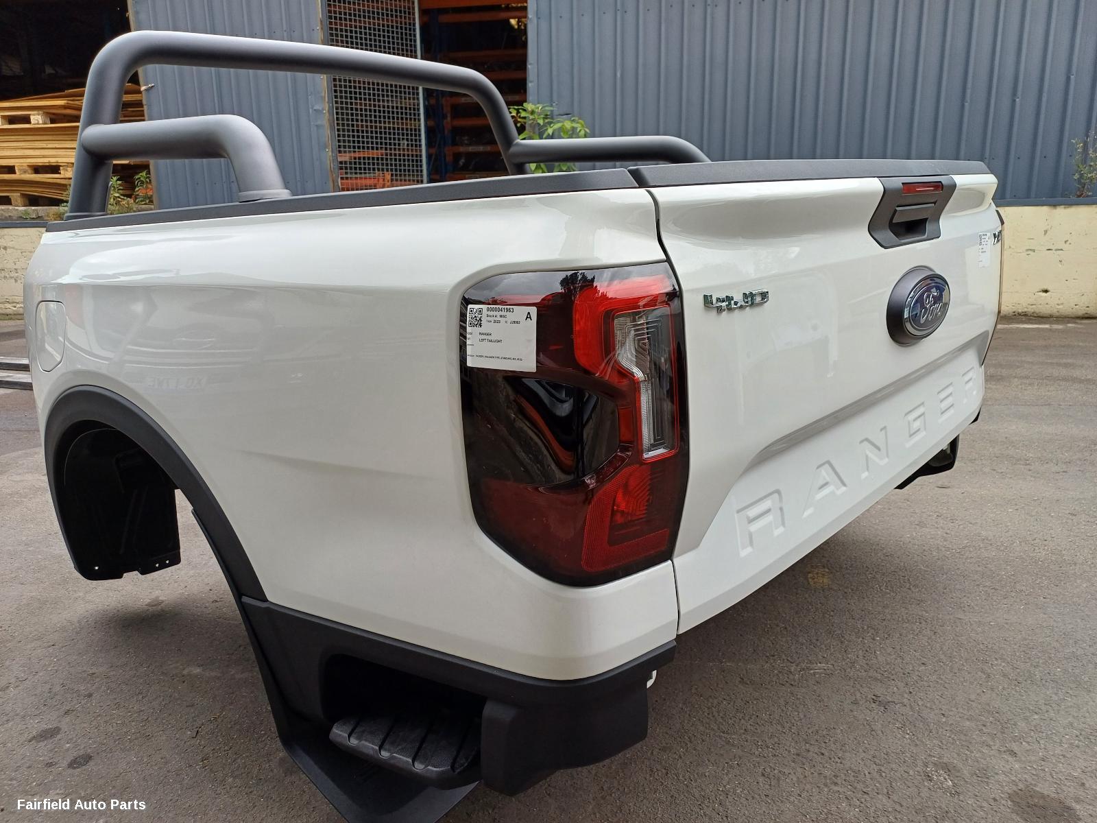 2022-2026 Ford Ranger Ute Back