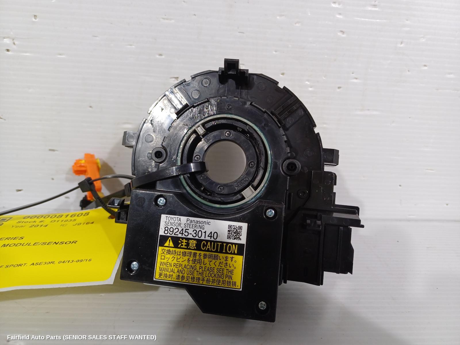 2014 Lexus Is Series Airbag Module Sensor