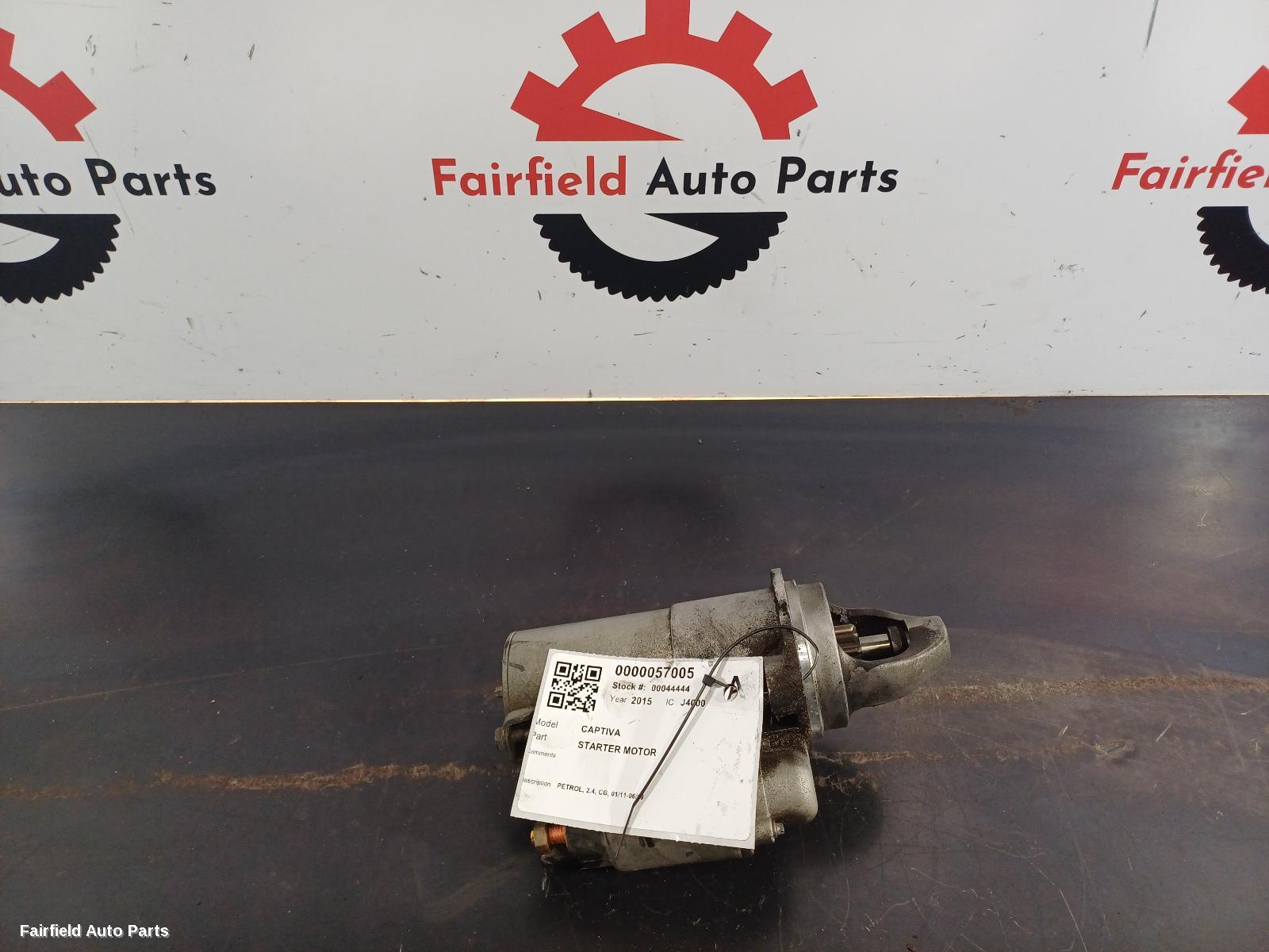 2011-2018 Holden Captiva Starter