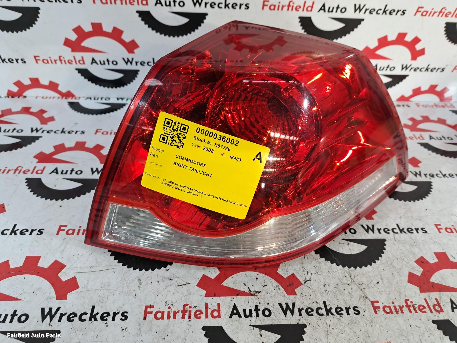2008 Holden Commodore Right Taillight