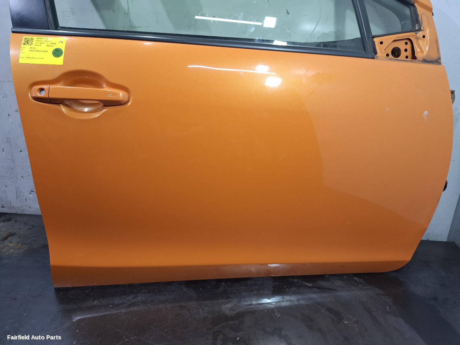 2011-2020 Toyota Prius Right Front Door