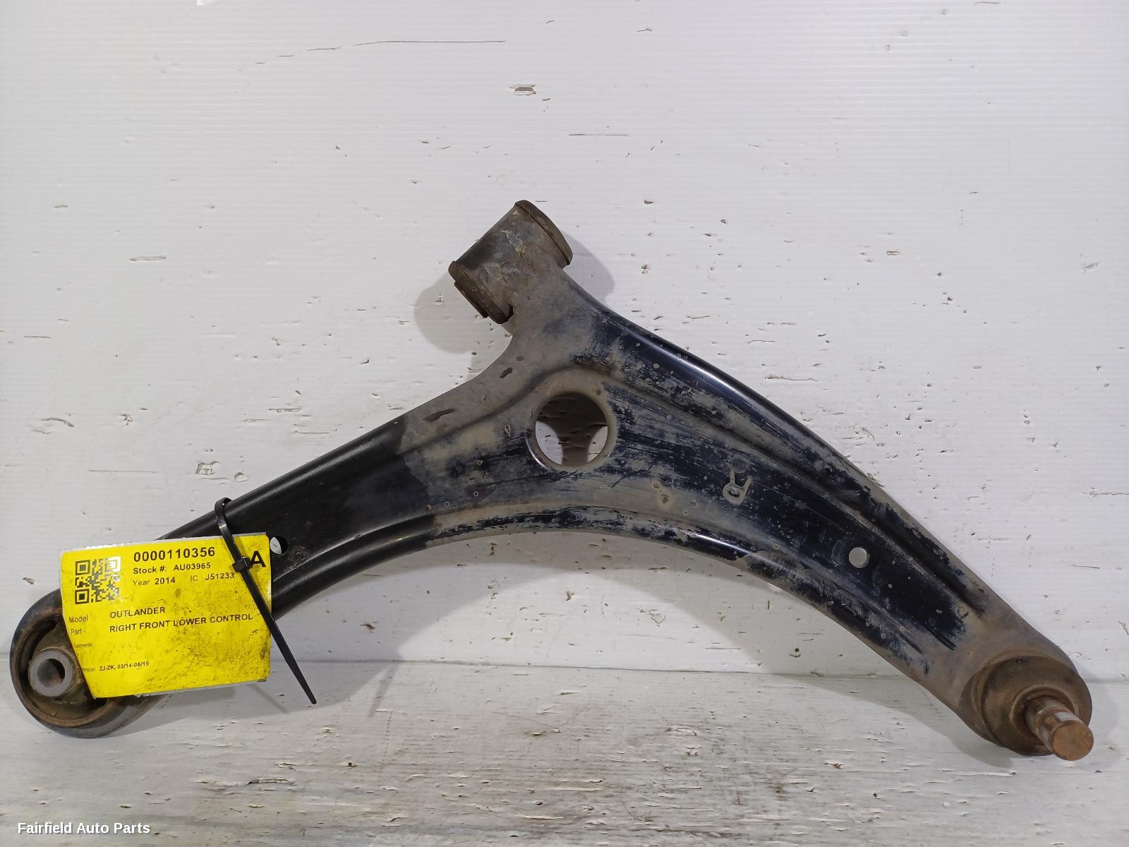 2014-2015 Mitsubishi Outlander Right Front Lower Control Arm