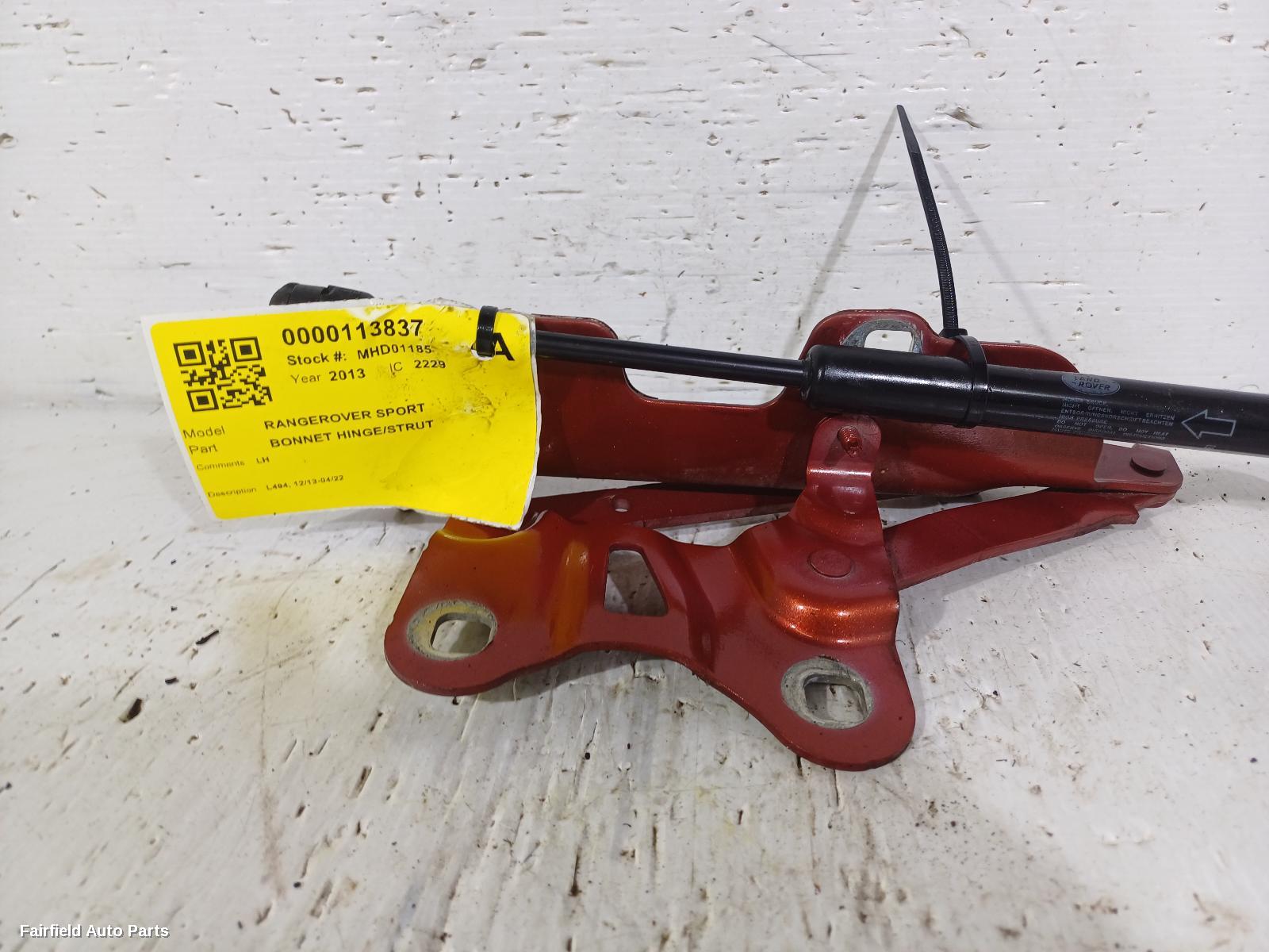 2013-2022 Land Rover Rangerover Sport Bonnet Hinge Strut