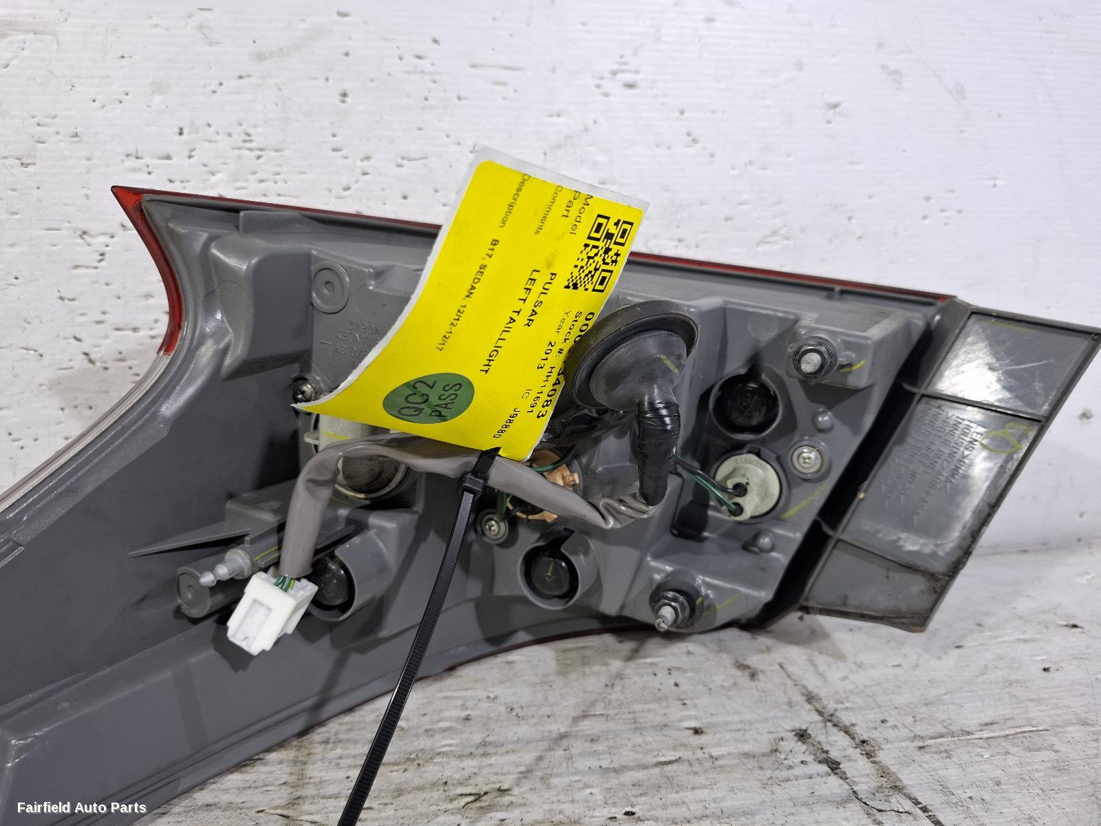 2012-2017 Nissan Pulsar Left Taillight