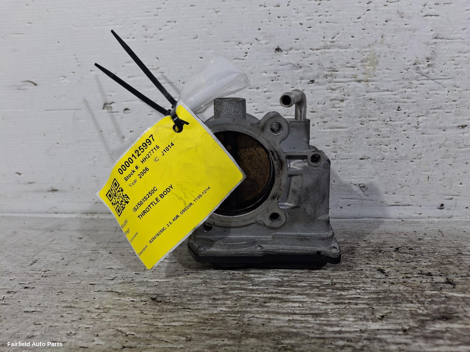 2005-2014 Lexus Is250/is250c Throttle Body