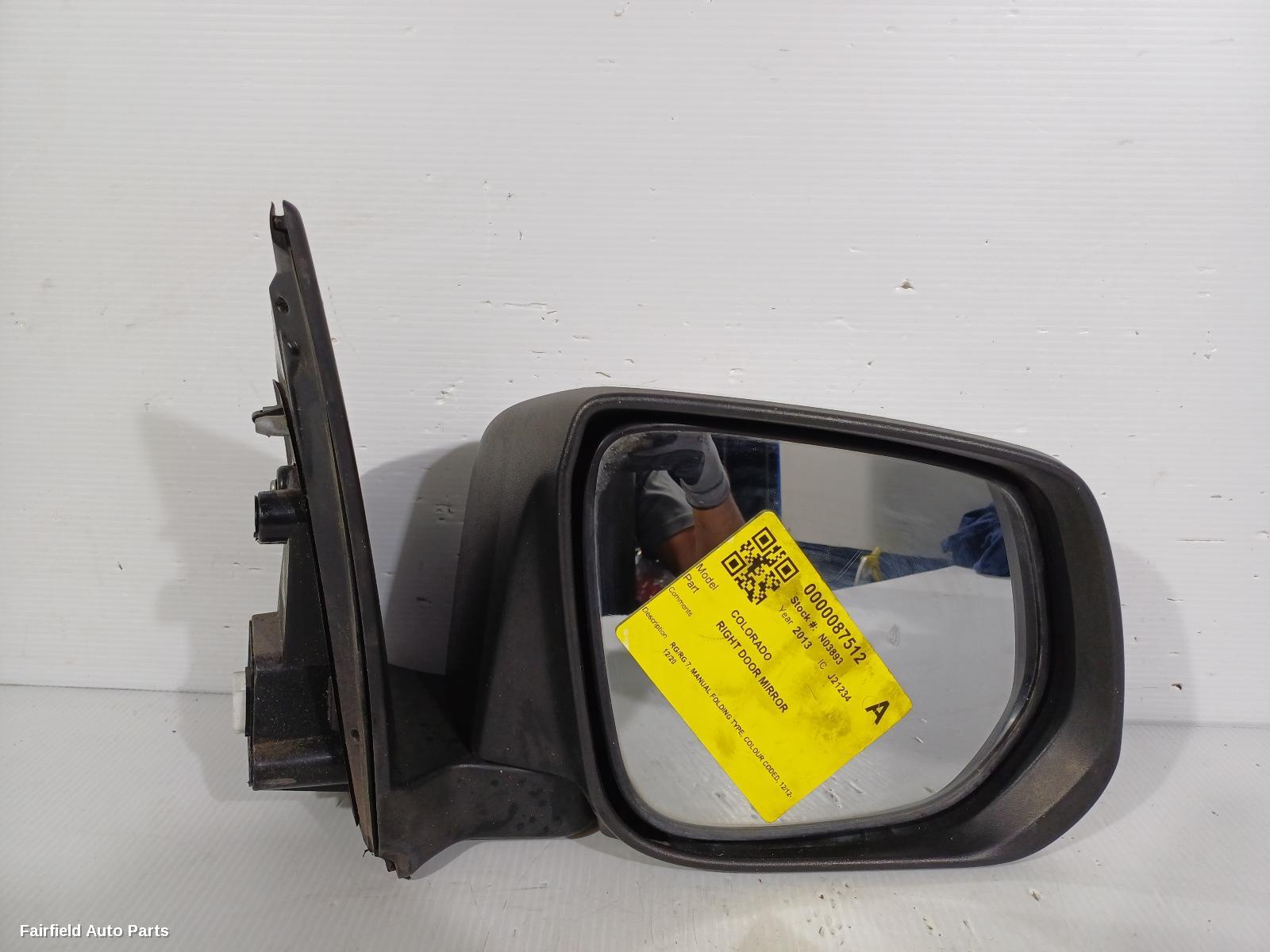 2012-2020 Holden Colorado Right Door Mirror