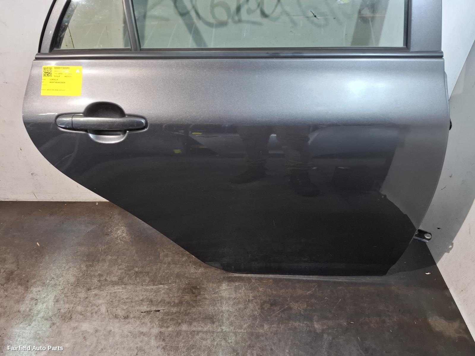 2007-2013 Toyota Corolla Right Rear Door Sliding