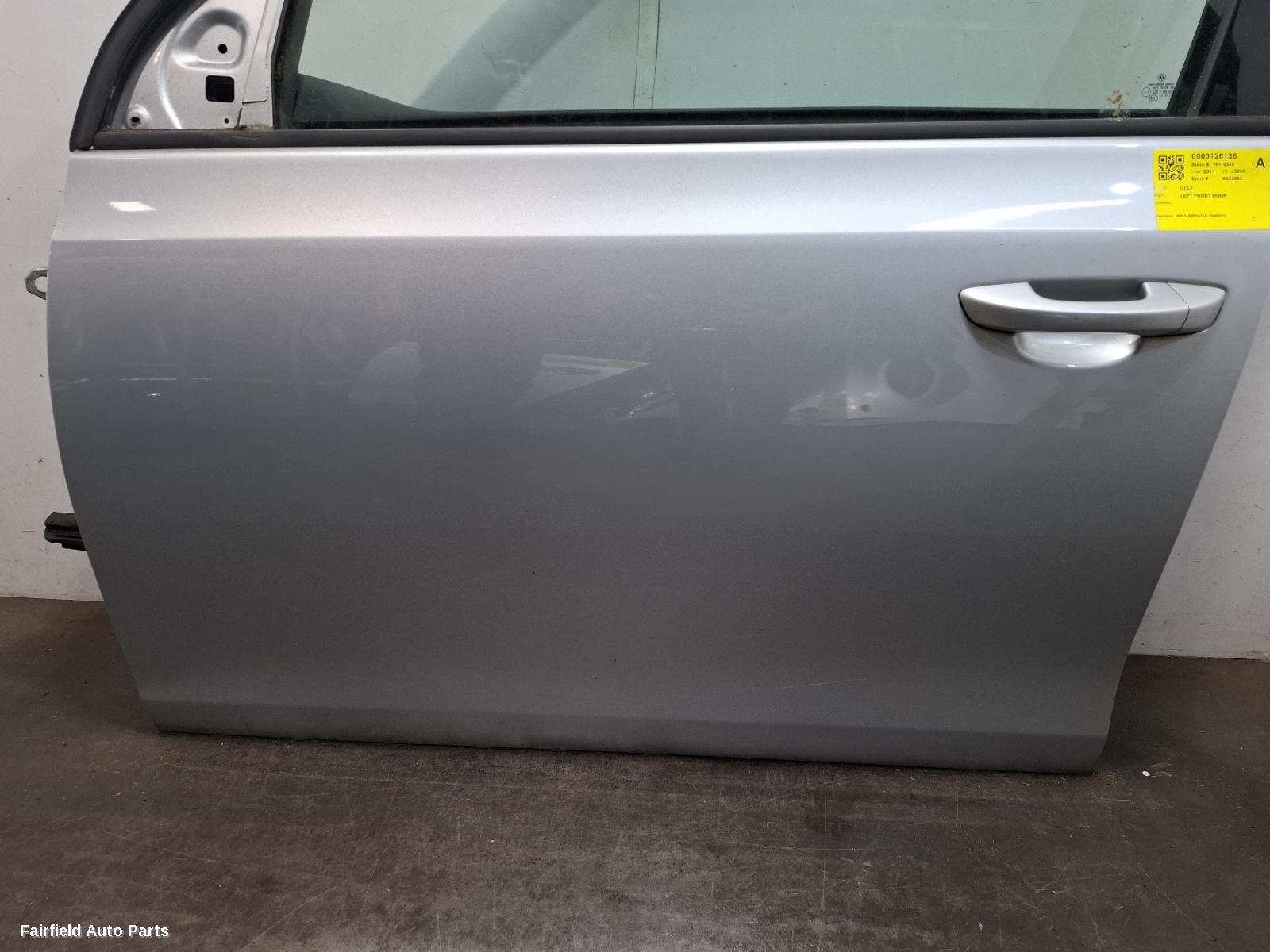 2008-2013 Volkswagen Golf Left Front Door
