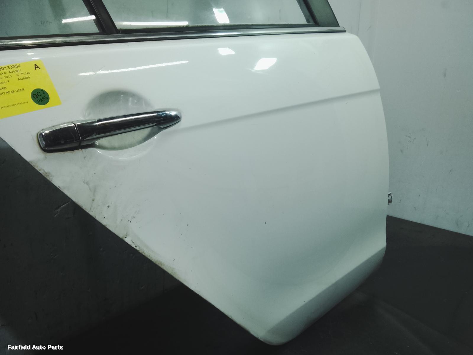 2007-2015 Mitsubishi Lancer Right Rear Door Sliding