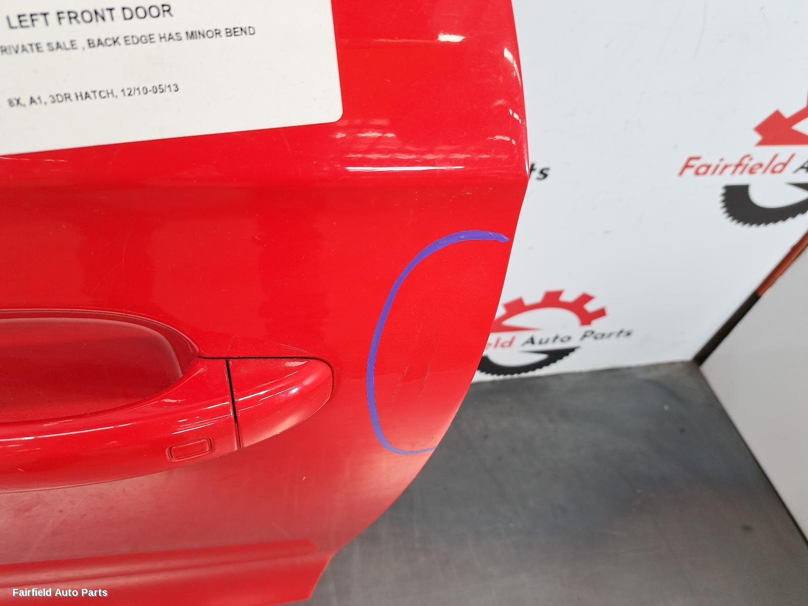 2010-2013 Audi A1 Left Front Door