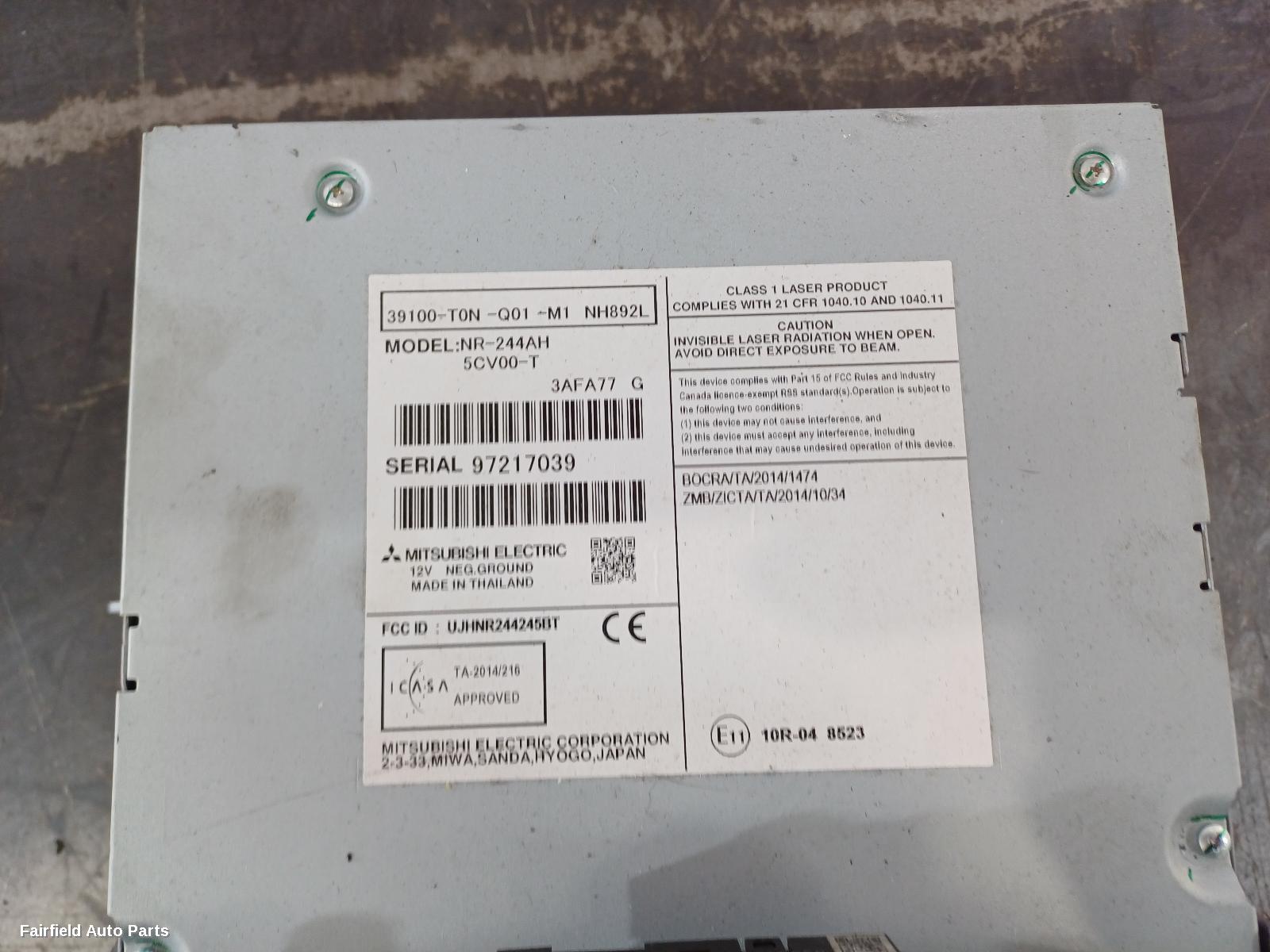 2012-2017 Honda Crv Radio Cd Dvd Sat Tv