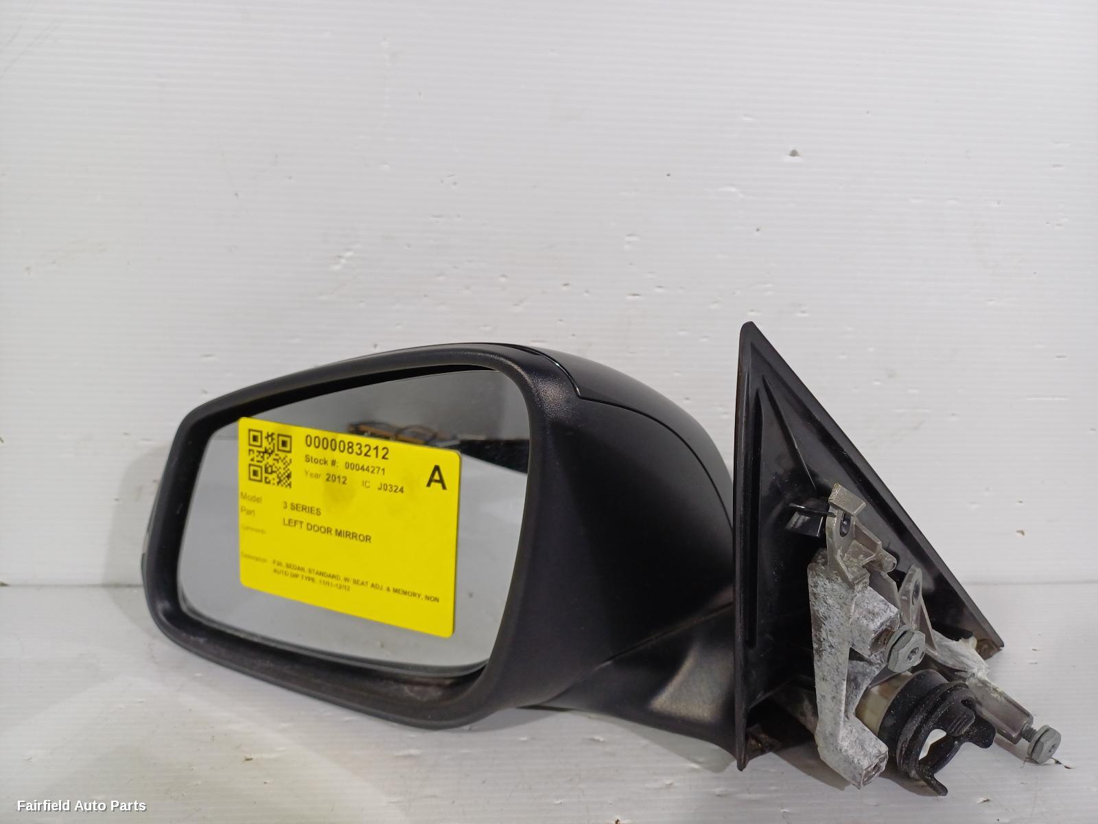 2011-2019 Bmw 3 Series Left Door Mirror