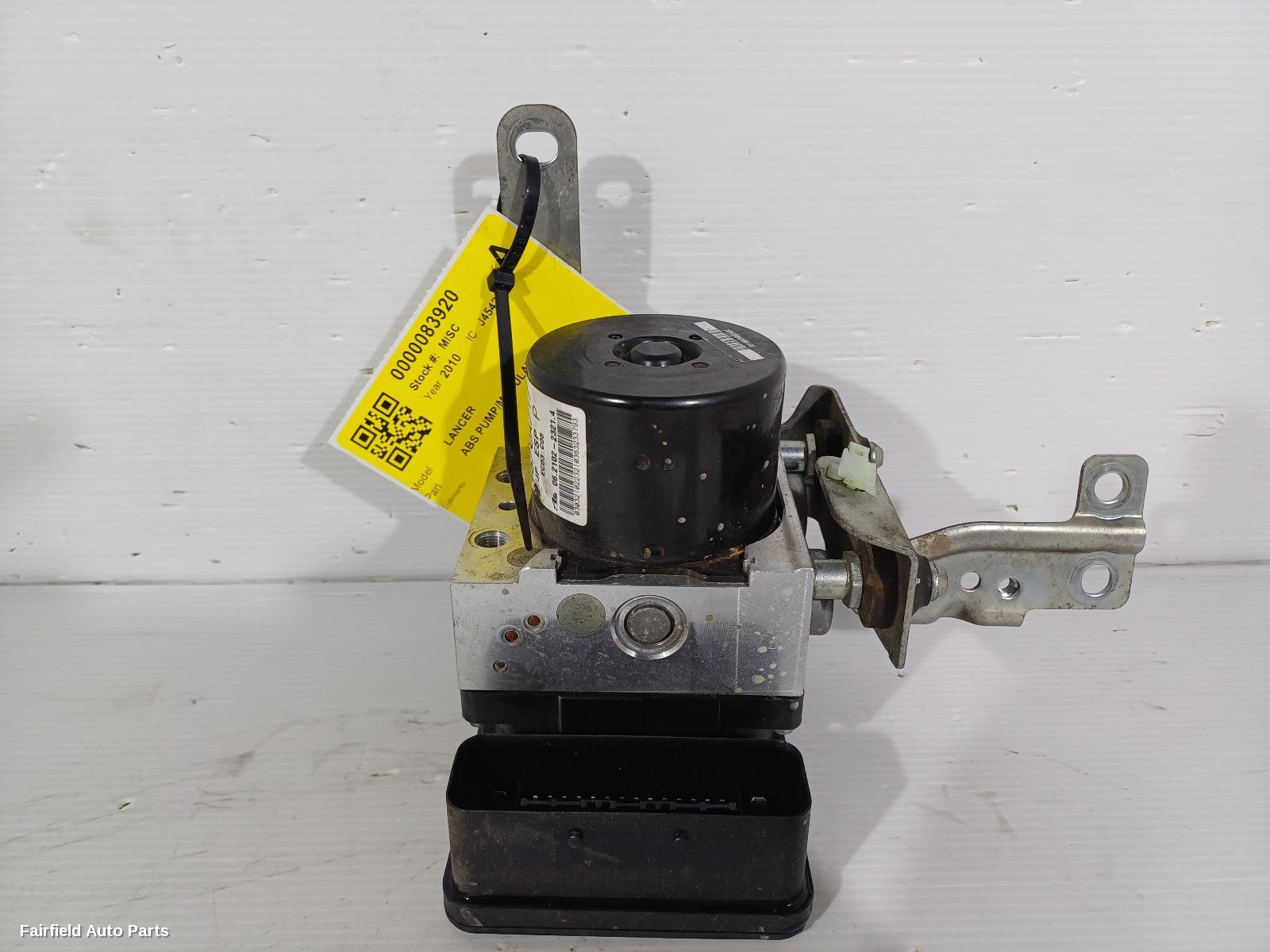 2010 Mitsubishi Lancer Abs Pump Modulator